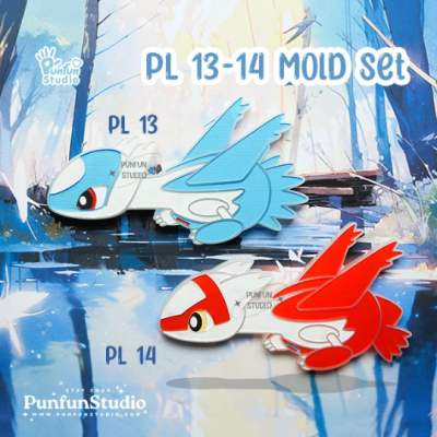 Mega latios and Mega Latias pokemon