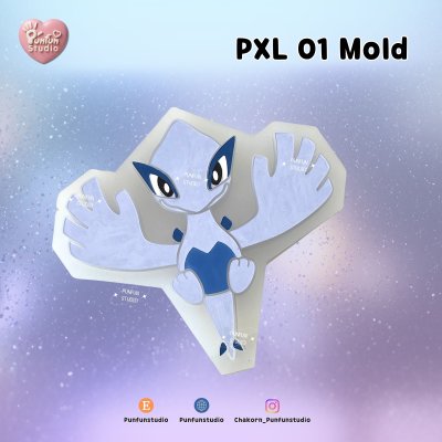 Poke Mix Mold Set A / 12 Molds / Pokemold / Silicone Mold