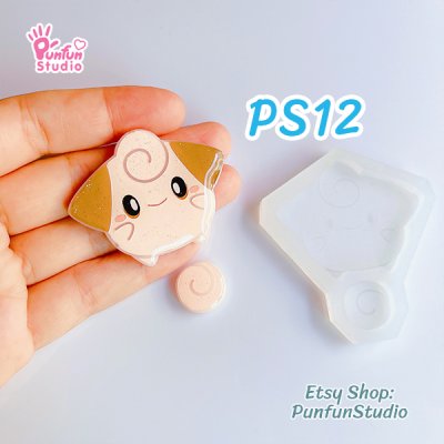 Poke Mix Mold Set B / 12 Molds / Pokemold / Silicone Mold