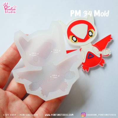 Poke Mix Mold Set L / 12 Molds / Pokemold / Silicone Mold / Epoxy Resin / Food