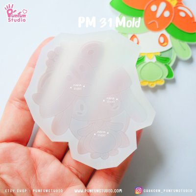 Poke Mix Mold Set L / 12 Molds / Pokemold / Silicone Mold / Epoxy Resin / Food