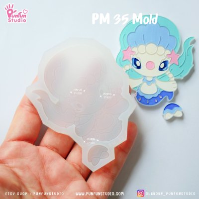 Poke Mix Mold Set L / 12 Molds / Pokemold / Silicone Mold / Epoxy Resin / Food