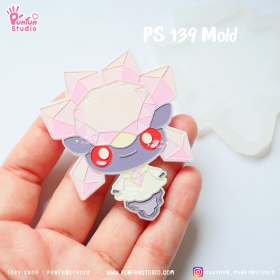 Poke Mix Mold Set L / 12 Molds / Pokemold / Silicone Mold / Epoxy Resin / Food