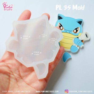Poke Mix Mold Set L / 12 Molds / Pokemold / Silicone Mold / Epoxy Resin / Food