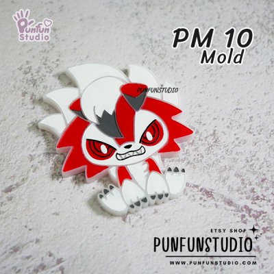 Lycanroc pokemon Mold