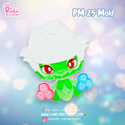 Poke Mix Mold Set I / 12 Molds / Pokemold / Silicone Mold