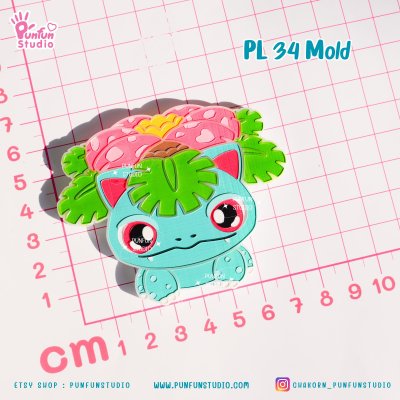 Poke Mix Mold Set K / 12 Molds / Pokemold / Silicone Mold / Epoxy Resin / Food