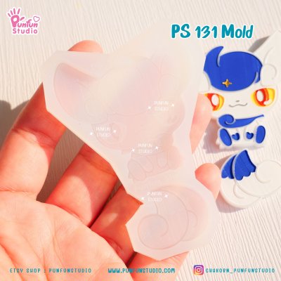 Poke Mix Mold Set K / 12 Molds / Pokemold / Silicone Mold / Epoxy Resin / Food