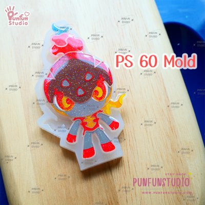 Poke Mix Mold Set E / 12 Molds / Pokemold / Silicone Mold