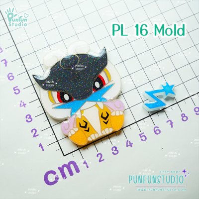 Poke Mix Mold Set E / 12 Molds / Pokemold / Silicone Mold