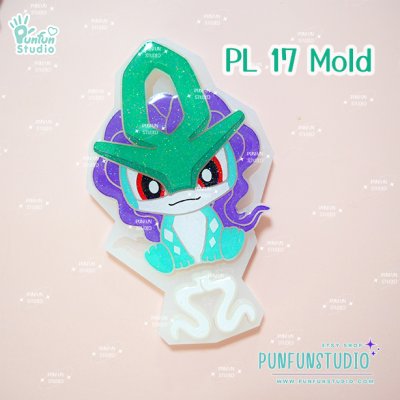 Poke Mix Mold Set E / 12 Molds / Pokemold / Silicone Mold