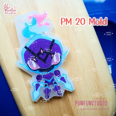 Poke Mix Mold Set E / 12 Molds / Pokemold / Silicone Mold