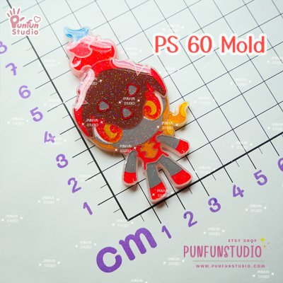 Poke Mix Mold Set E / 12 Molds / Pokemold / Silicone Mold