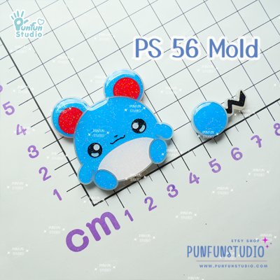 Poke Mix Mold Set E / 12 Molds / Pokemold / Silicone Mold