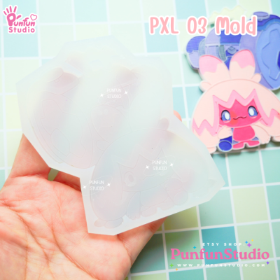 Poke Mix Mold Set H / 12 Molds / Pokemold / Silicone Mold