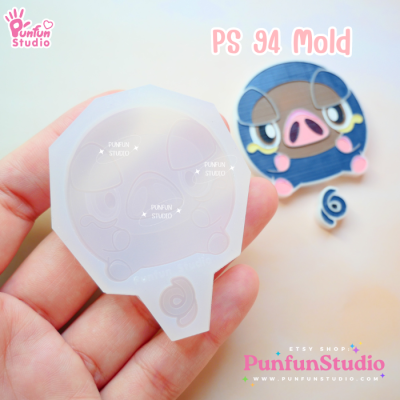 Poke Mix Mold Set H / 12 Molds / Pokemold / Silicone Mold
