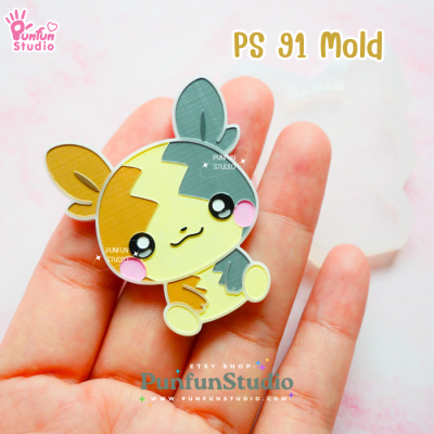 Poke Mix Mold Set H / 12 Molds / Pokemold / Silicone Mold