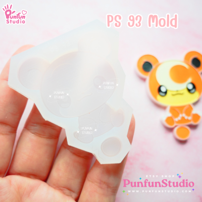 Poke Mix Mold Set H / 12 Molds / Pokemold / Silicone Mold