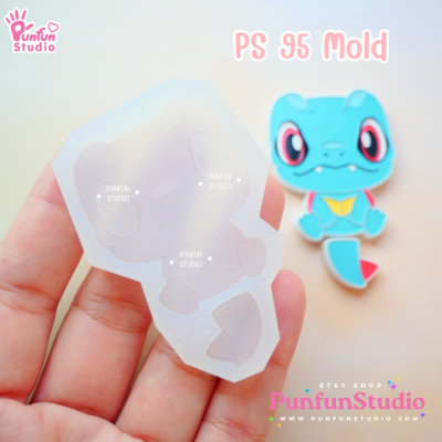 Poke Mix Mold Set H / 12 Molds / Pokemold / Silicone Mold
