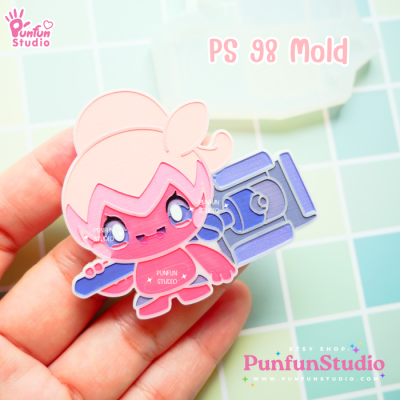 Poke Mix Mold Set H / 12 Molds / Pokemold / Silicone Mold