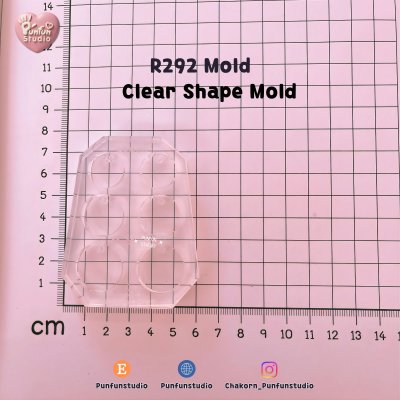R291-R294  UV Resin Mold / Earring Mold / Pendant Mold