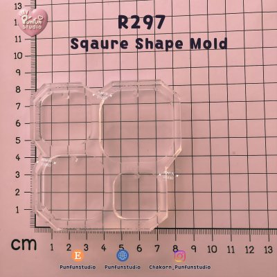 R295-R298 UV Resin Mold / Earring Mold / Pendant Mold
