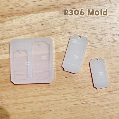 R305, R306 Ticket Mold C / Ticket Mold / Silicone Mold