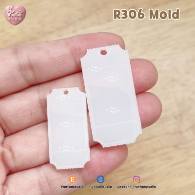 R305, R306 Ticket Mold C / Ticket Mold / Silicone Mold