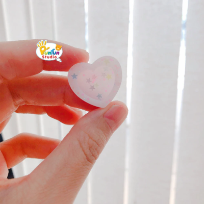S011 Mini Heart Shaker Mold / Shaker Mold / Silicone Mold