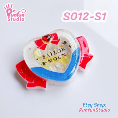 S012-P1, S012-P2,S012-S1 Heart Shaker Mold / Shaker Mold / Silicone Mold