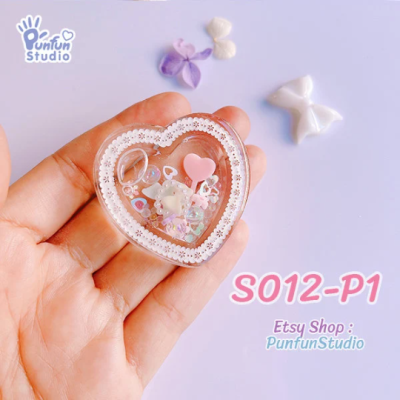 S012-P1, S012-P2 Heart Shaker Mold / Shaker Mold / Silicone Mold
