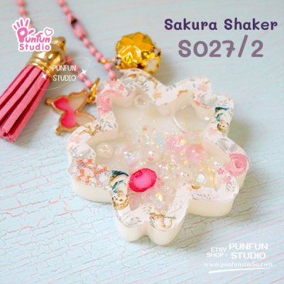S027/2 Sakura Shaker Mold,CSM S027 / Shaker Mold / Cover Sheet Mold /  Silicone Mold
