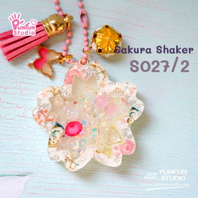 S027/2 Sakura Shaker Mold,CSM S027 / Shaker Mold / Cover Sheet Mold /  Silicone Mold