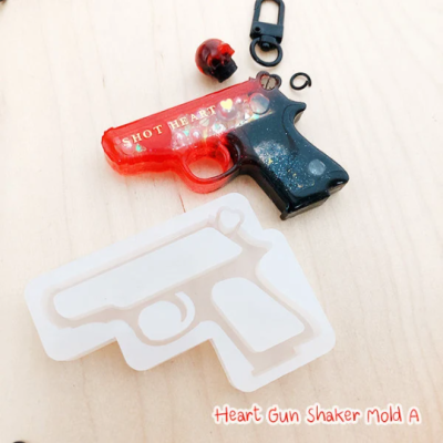 Heart Gun Shaker Mold 