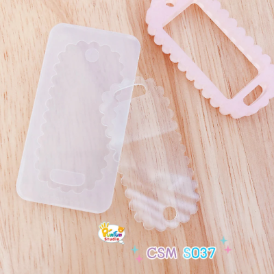 S037 Hang Tag Shaker Mold D, CSM S037 / Shaker Mold / Cover Sheet Mold / Silicone Mold