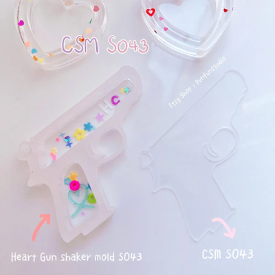 Cover Sheet Mold for Heart Gun Shaker Mold