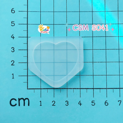 Cover Sheet Mold for Small Heart Shaker Mold S041