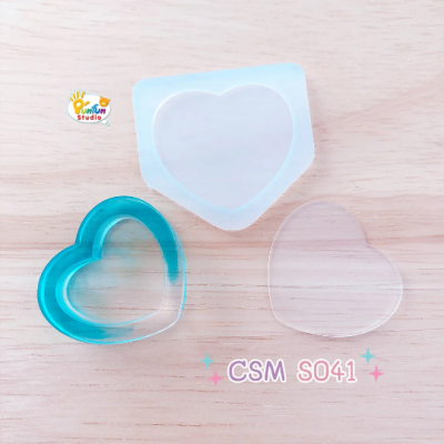 Cover Sheet Mold for Small Heart Shaker Mold S041