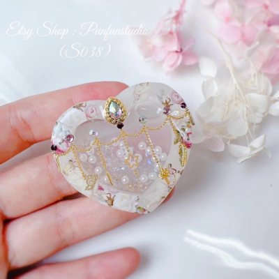 S038 Heart Shaker Mold, CSM S038 / Shaker Mold / Cover Sheet Mold  / Silicone Mold(copy)