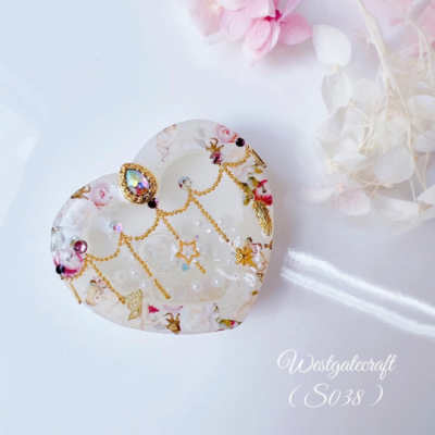 S038 Heart Shaker Mold, CSM S038 / Shaker Mold / Cover Sheet Mold  / Silicone Mold(copy)