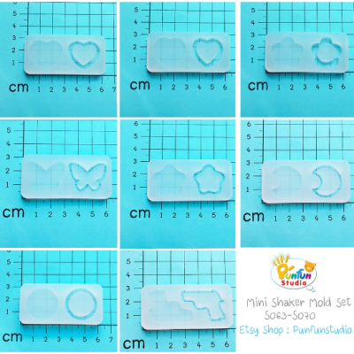 S063-S070 Mini Shaker Mold Set / Mini Shaker Mold + CSM in Itself / Silicone Mold