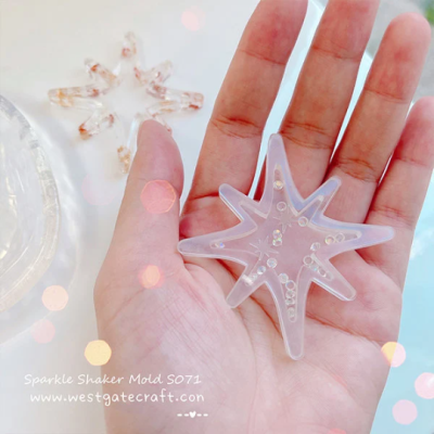 S071 Sparkle Shaker Mold , CSM S071 / Cover Sheet Mold / Silicone Mold