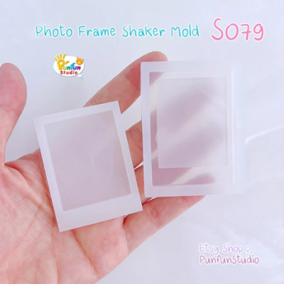 S079 Photo Frame Shaker Mold , CSM S079  / Photo Frame / Shaker Mold / Silicone Mold