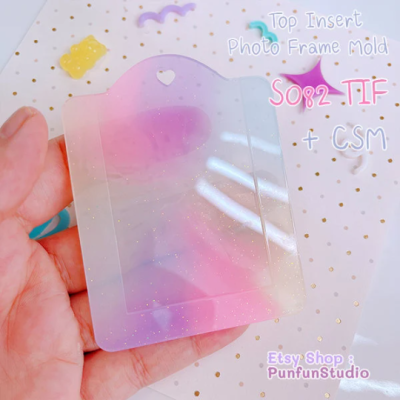 S082 TIF + CSM Top Insert Photo Frame Mold / Photo Frame Mold / Silicone Mold