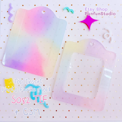 S082 TIF + CSM Top Insert Photo Frame Mold / Photo Frame Mold / Silicone Mold