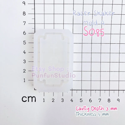 S085 Razer Shaker Mold A  , CSM S085 / Cover Sheet Mold / Silicone Mold