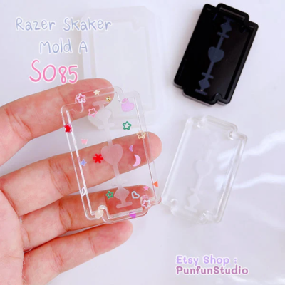 S085 Razer Shaker Mold A  , CSM S085 / Cover Sheet Mold / Silicone Mold