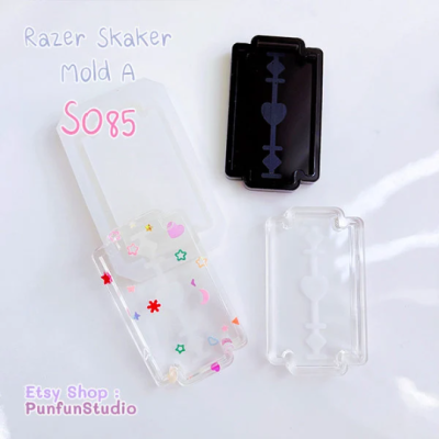 S085 Razer Shaker Mold A  , CSM S085 / Cover Sheet Mold / Silicone Mold