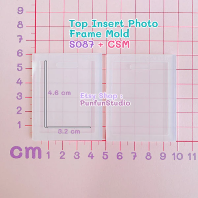 S087-S092 Set Mold / Top Insert Photo Frame Mold + CSM / Photo Frame Mold / Silicone Mold