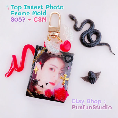 S087-S092 Set Mold / Top Insert Photo Frame Mold + CSM / Photo Frame Mold / Silicone Mold